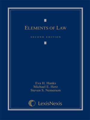 cover image of Elements of Law